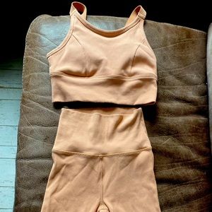 Aerie Offline workout set XS. Ribbed.